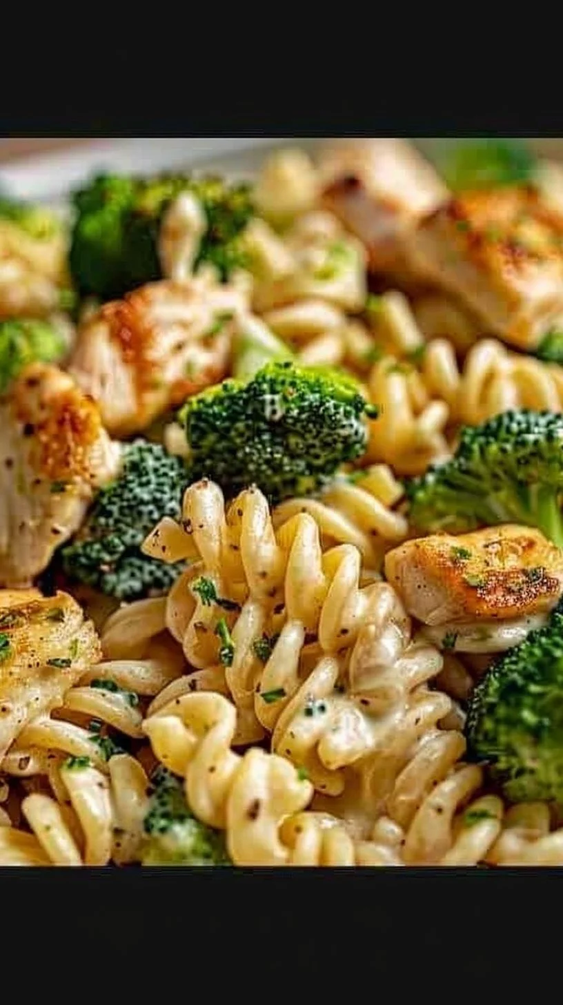 Creamy Rotisserie Chicken Broccoli Pasta