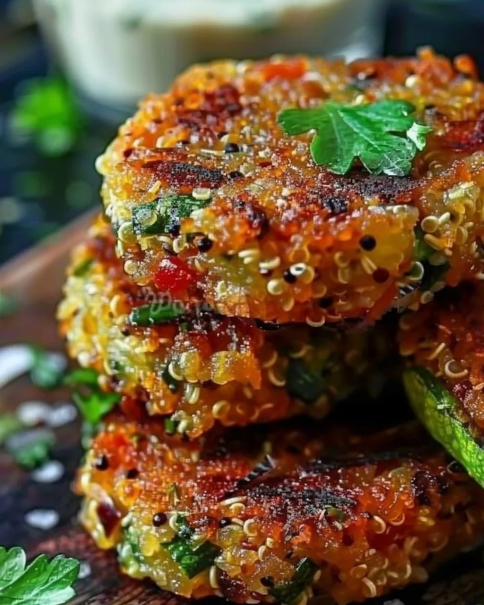 Crunchy Quinoa Veggie Patties