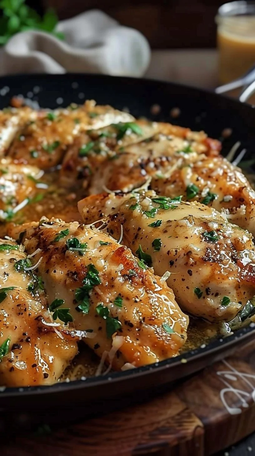 Garlic Parmesan Chicken Skillet