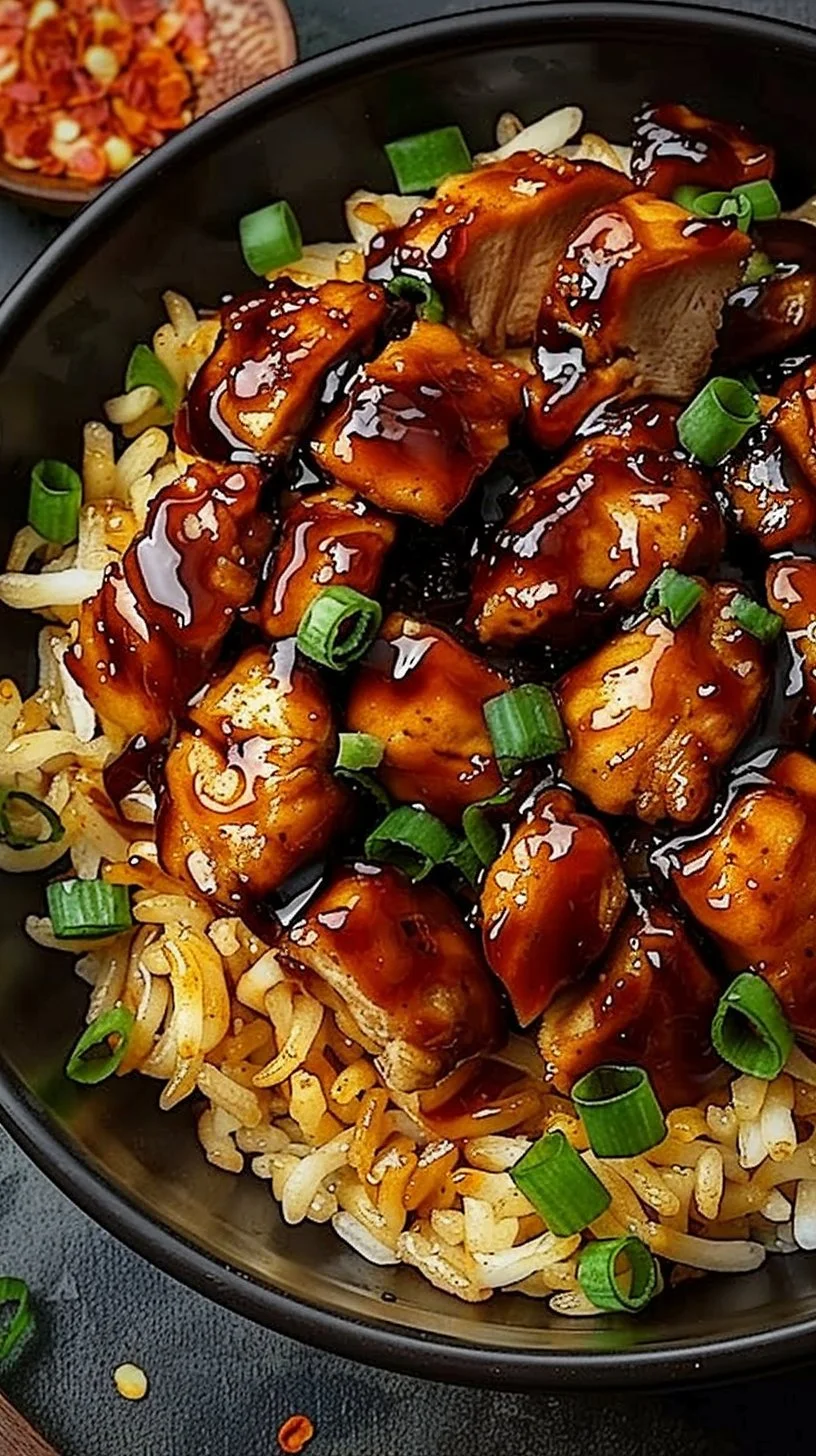 Honey BBQ Chicken Rice