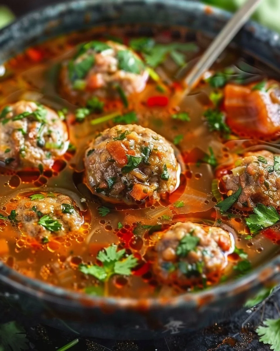 Mexican Meatball Soup
