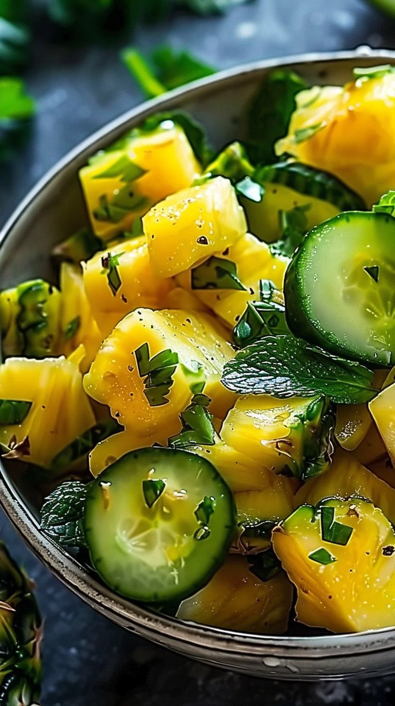 Pineapple Cucumber Salad