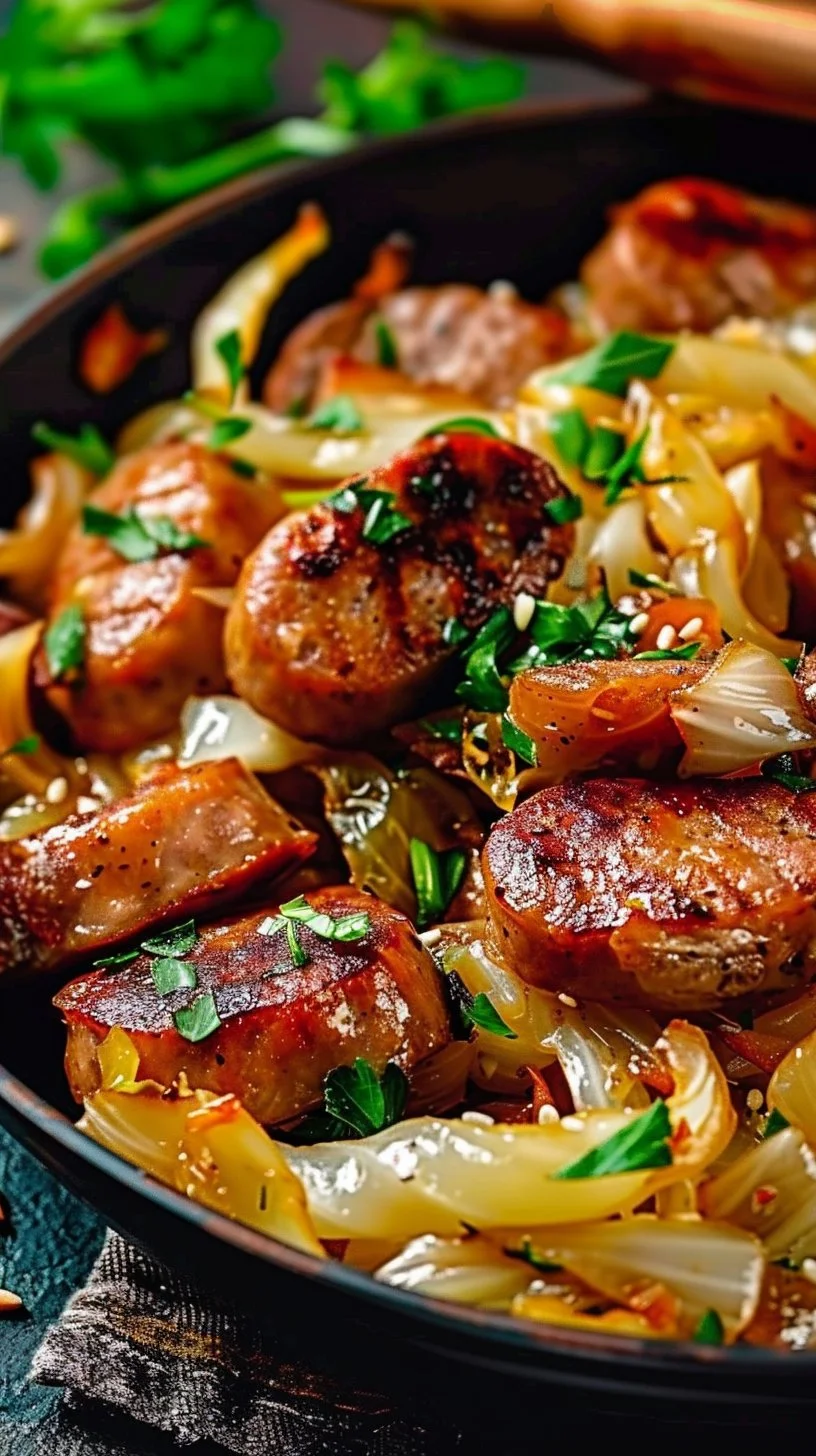 Sausage and Cabbage Stir Fry