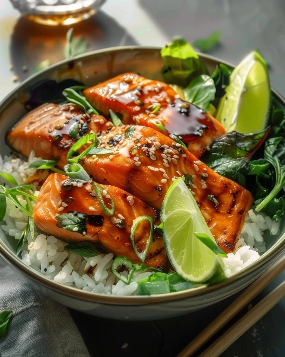 Sweet Chili Salmon Bowl
