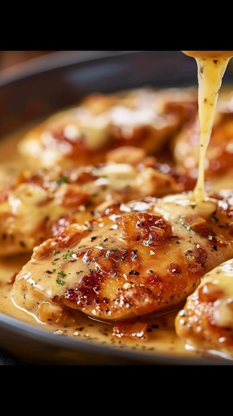 Texas Roadhouse Smothered Chicken with Jack Cheese