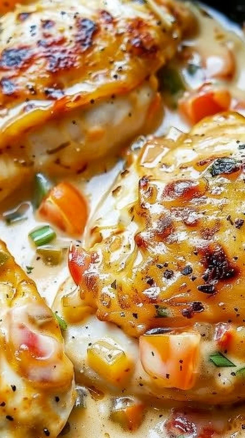 Baked Queso Chicken