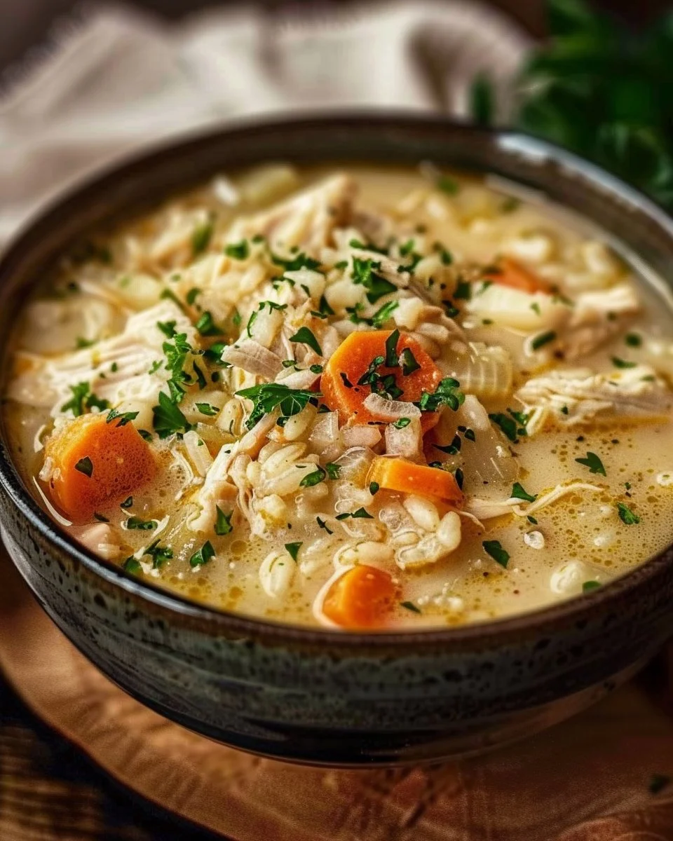Creamy Chicken and Rice Soup