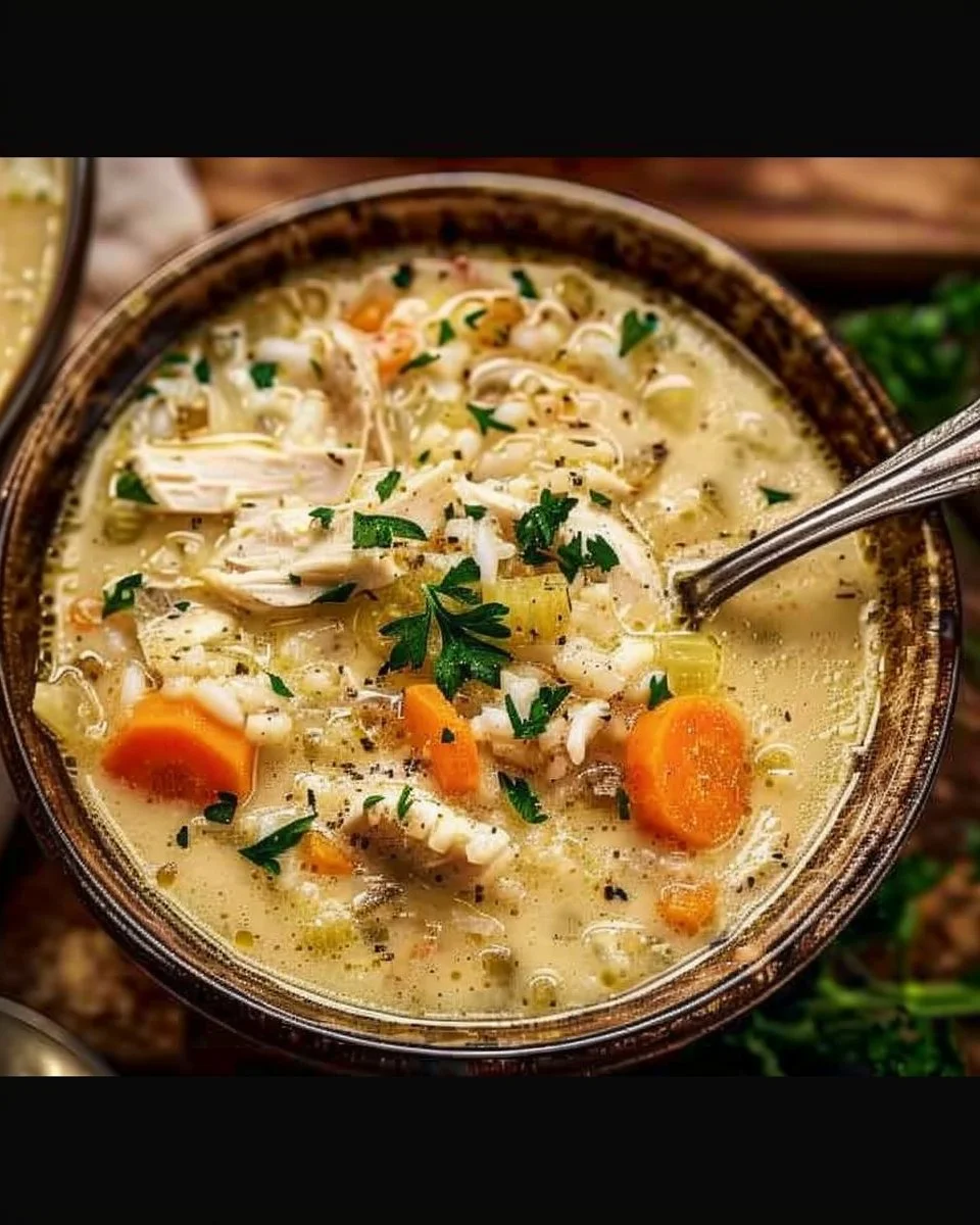 Creamy Chicken and Rice Soup
