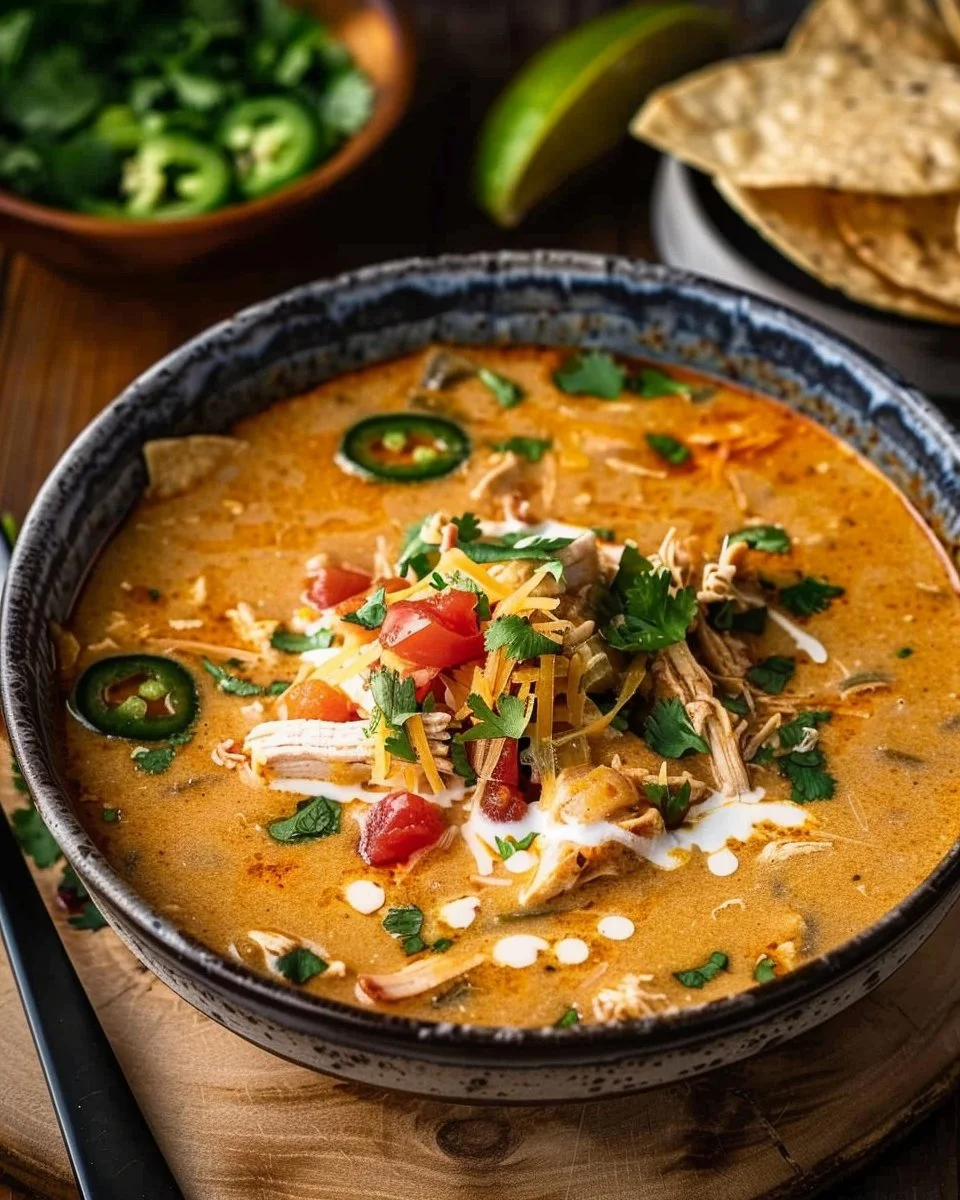 Creamy Chicken Enchilada Soup
