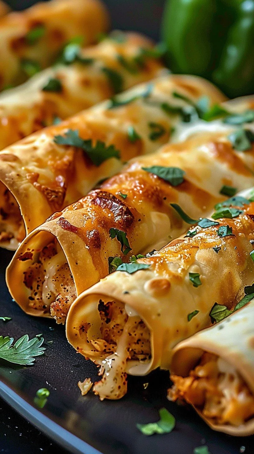 Crispy Chicken Taquitos