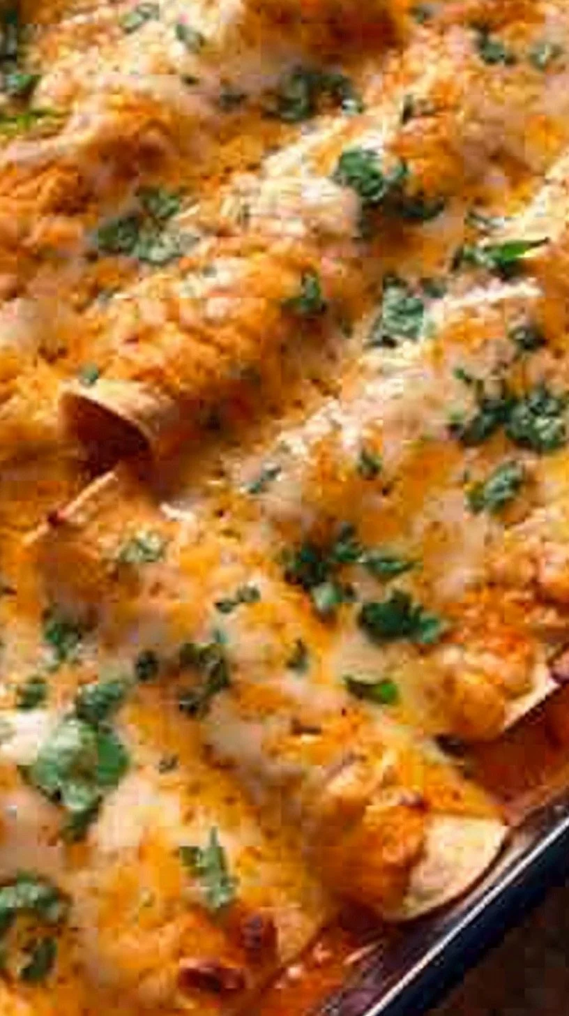 Easy Bean and Cheese Enchiladas