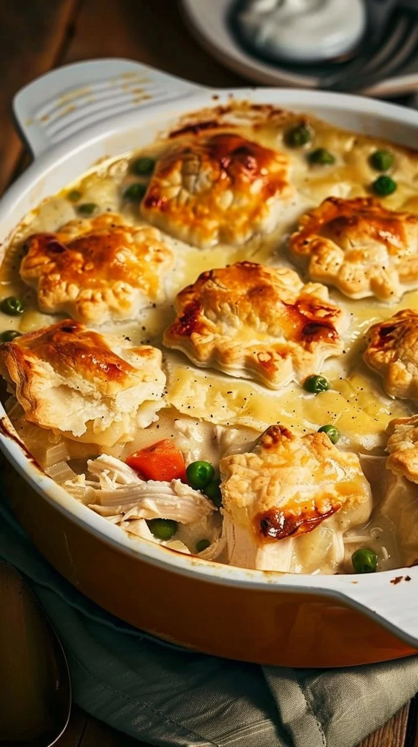 Easy Homemade Chicken Pot Pie Casserole