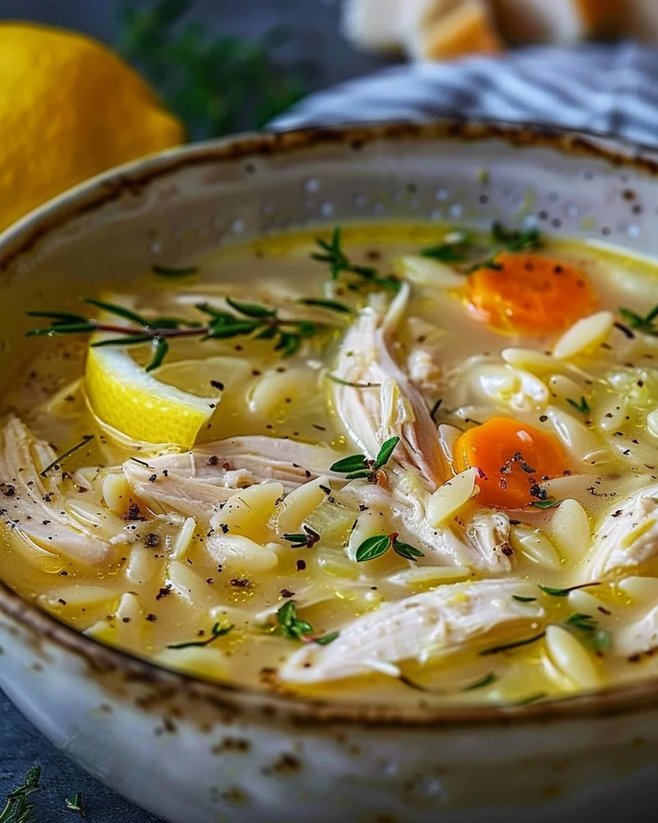 Greek Lemon Chicken Soup