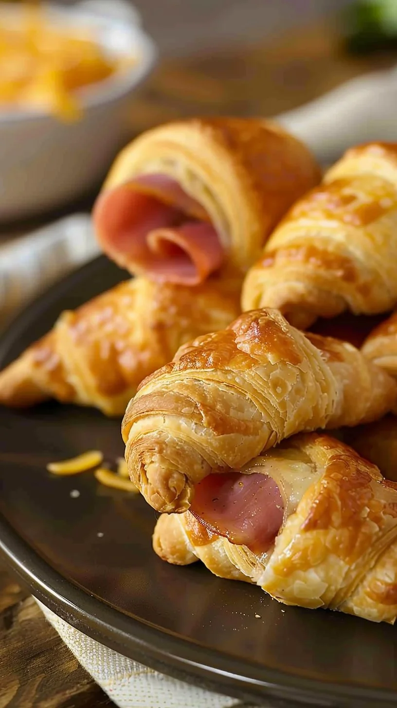 Ham and Cheese Crescents