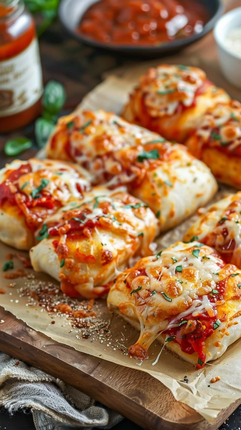 Low-Calorie Pizza Rolls (3-Ingredient Hack!)
