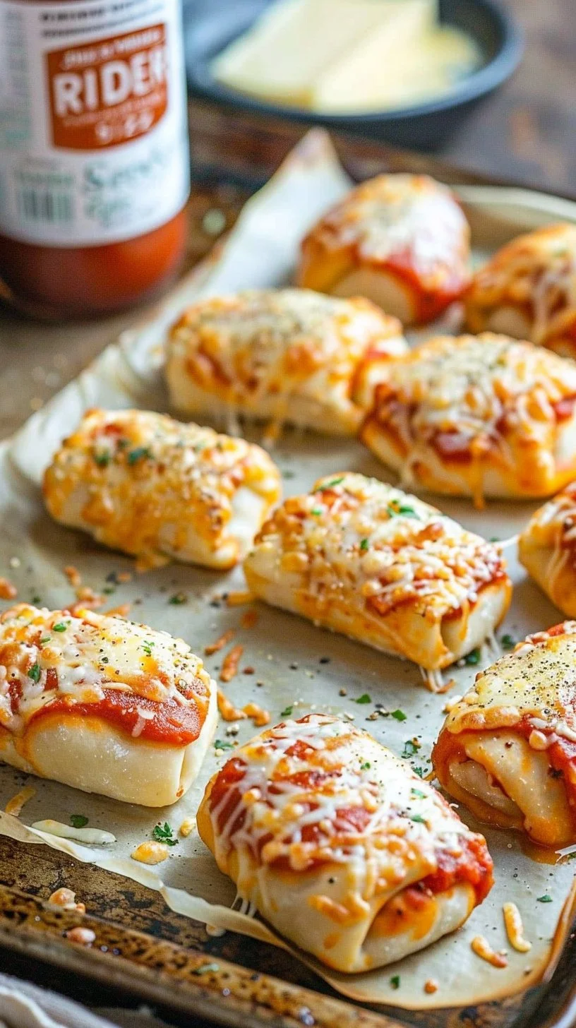 Low-Calorie Pizza Rolls (3-Ingredient Hack!)