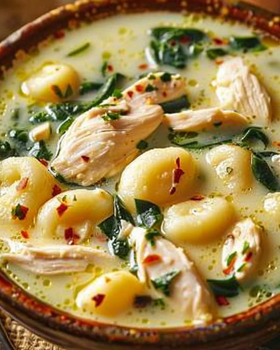 Olive Garden Chicken Gnocchi Soup