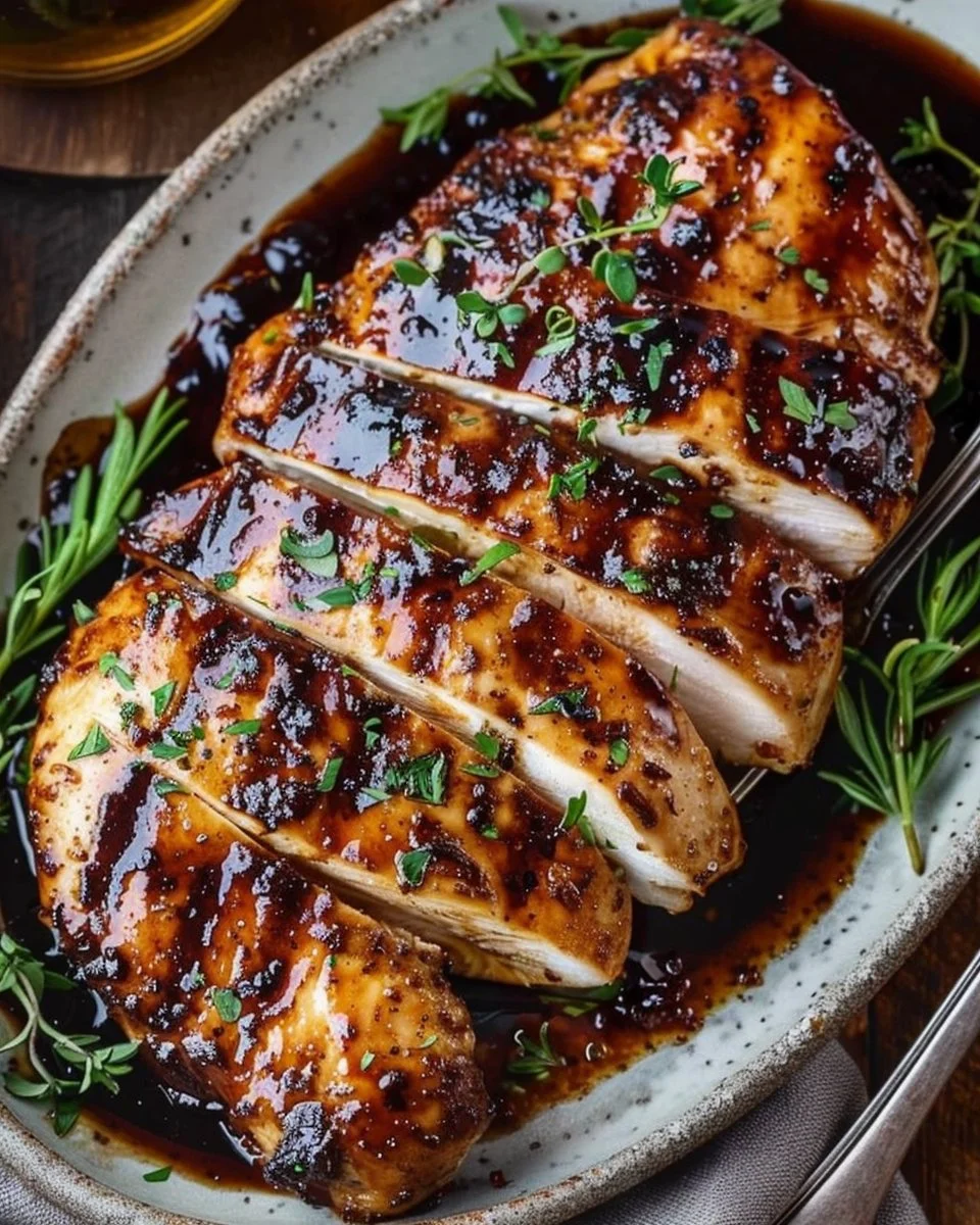 Balsamic Baked Chicken Breast