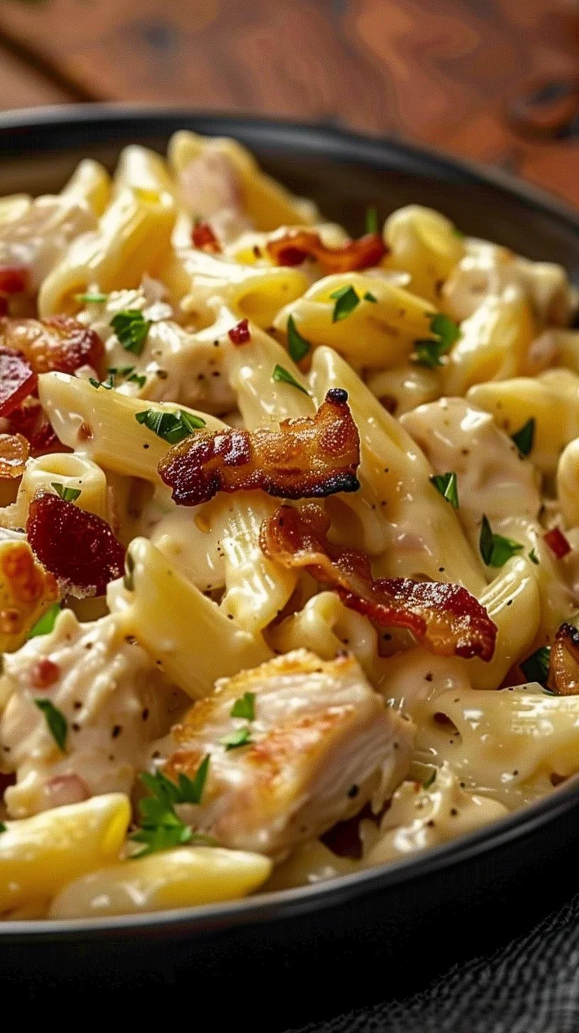 Chicken Bacon Ranch Pasta