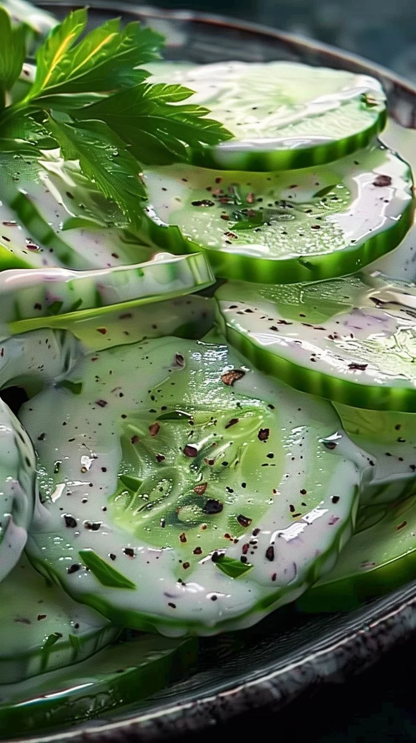 Creamy Cucumber Salad