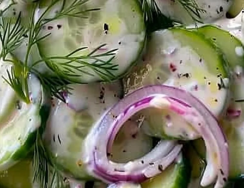 Creamy Cucumber Salad