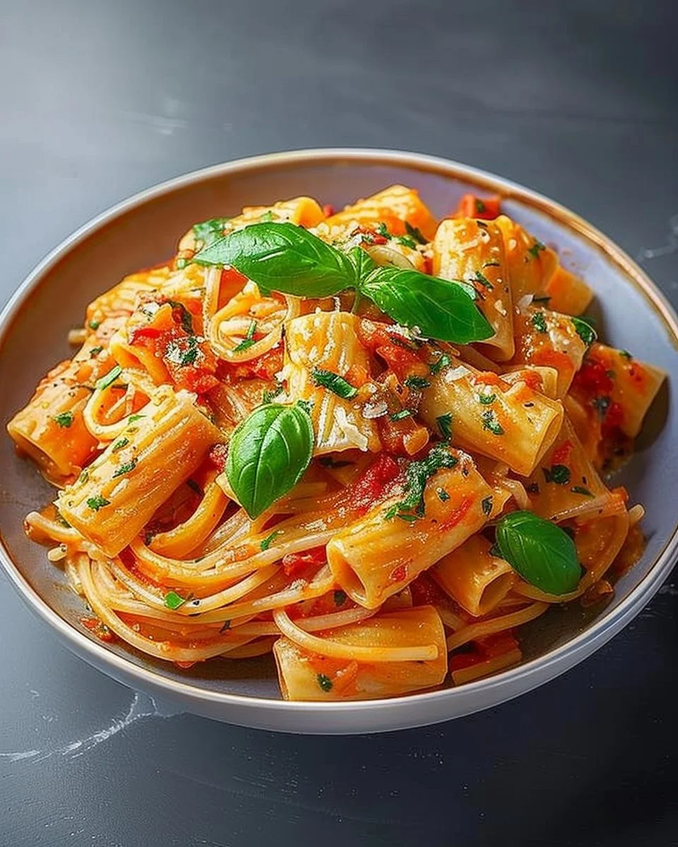 Creamy Tomato Garlic Pasta