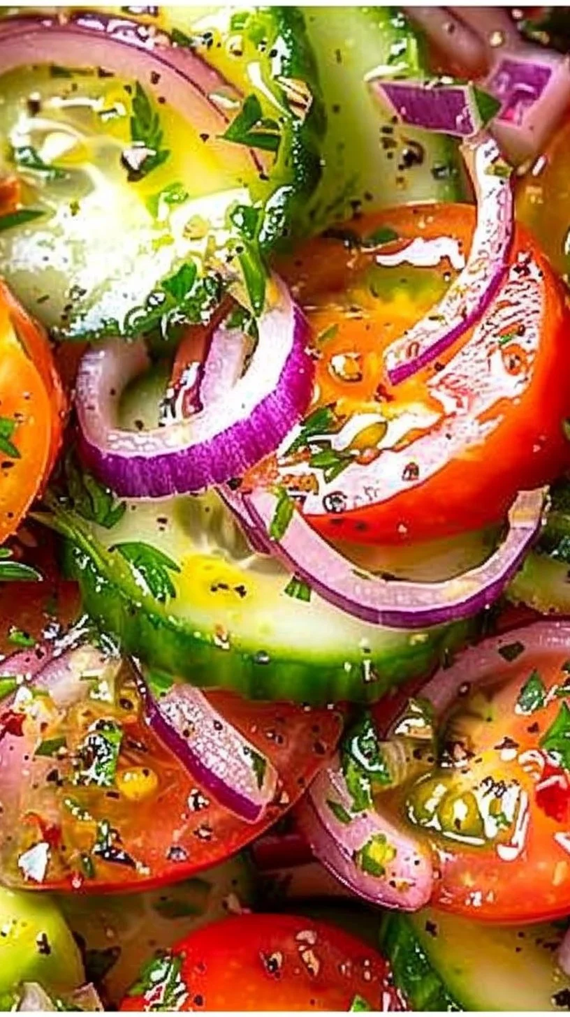 Cucumber Avocado Tomato Salad