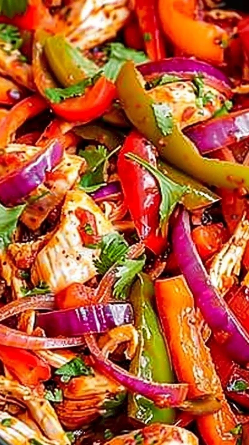 Dump And Go Crockpot Chicken Fajitas