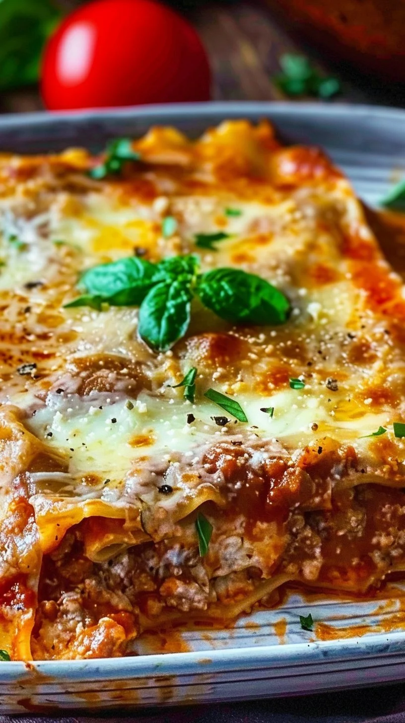 Easy No Boil Lasagna