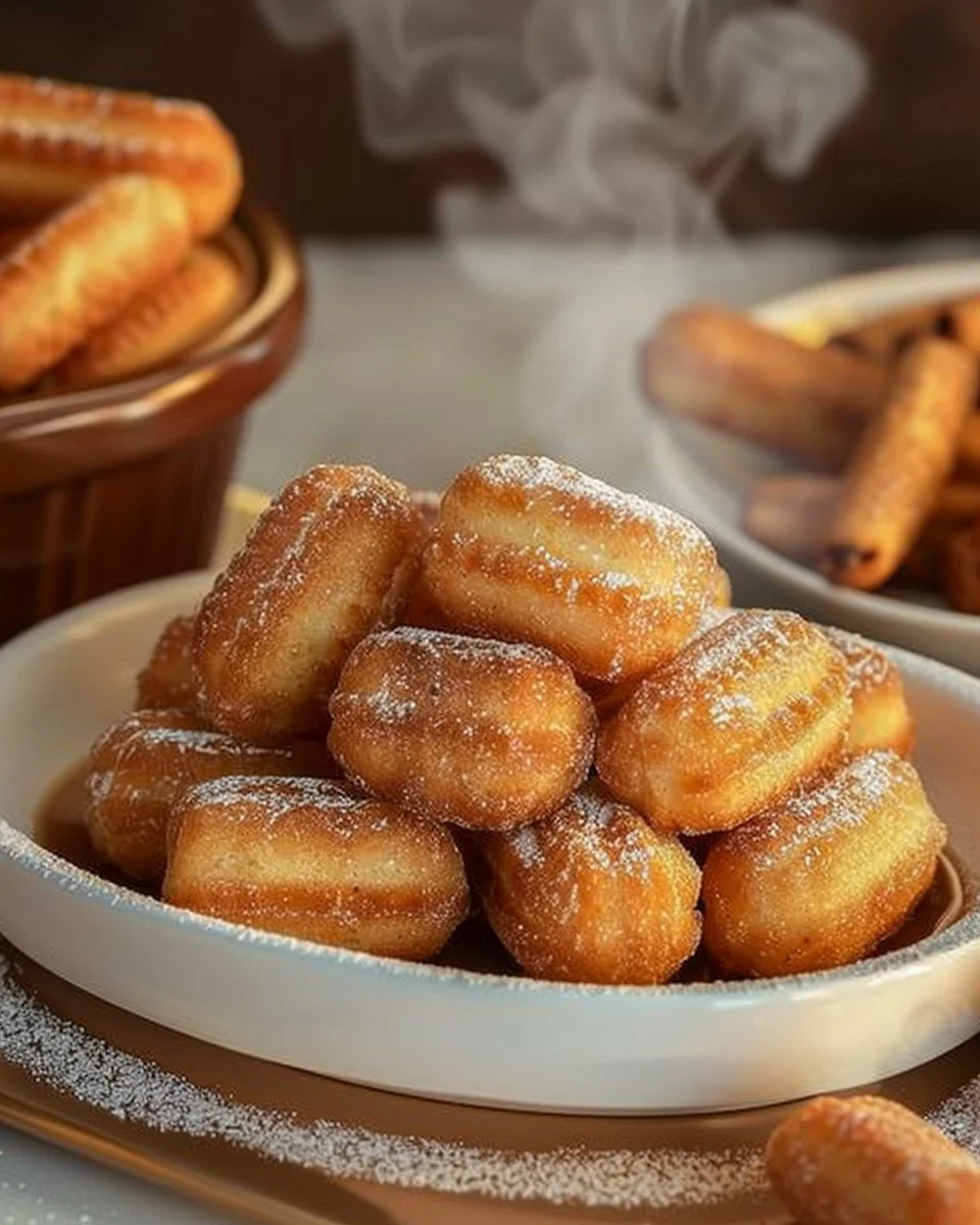 Fluffy Air Fryer Churro Bites