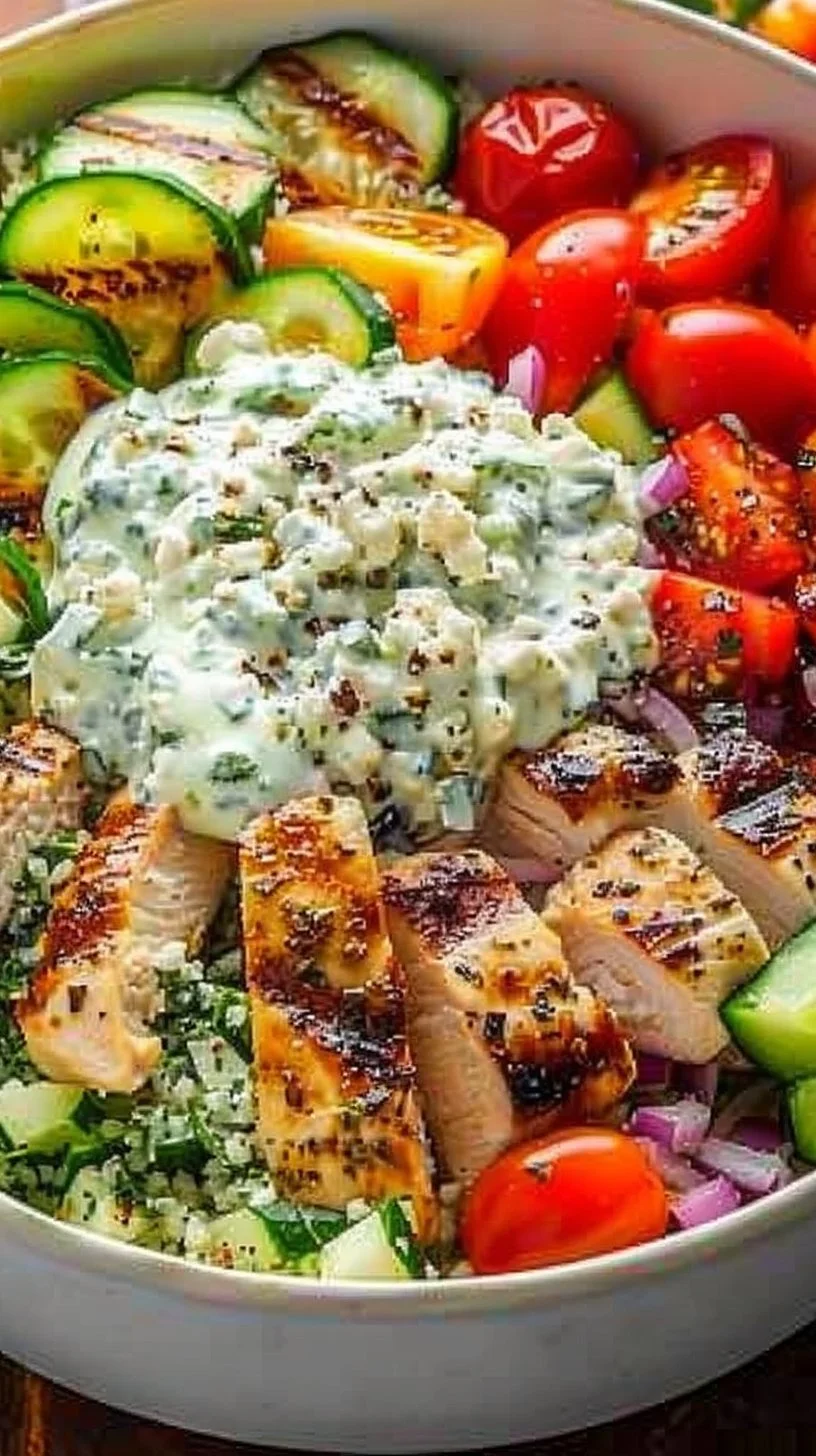 Greek Chicken Bowls
