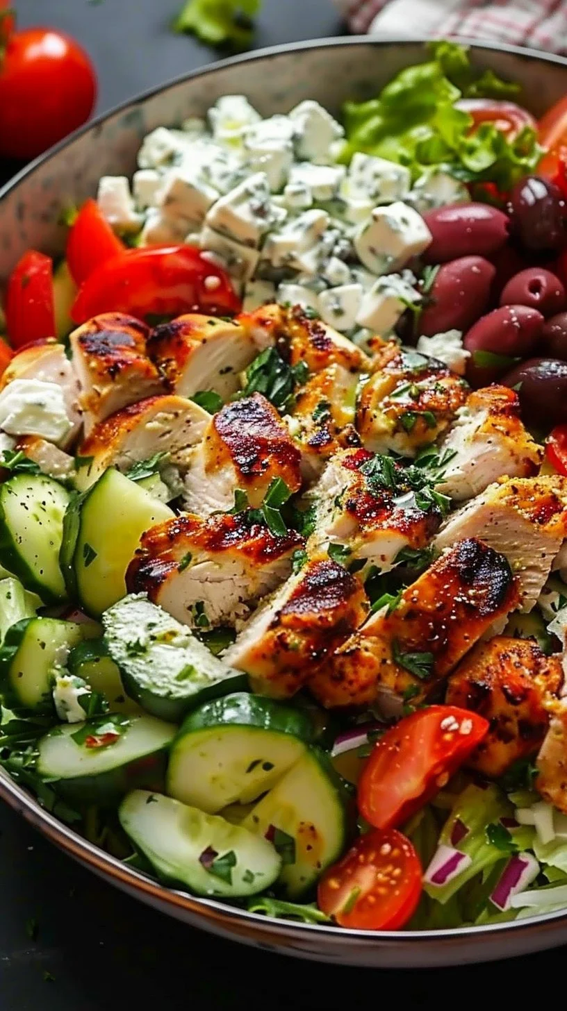 Greek Chicken Bowls