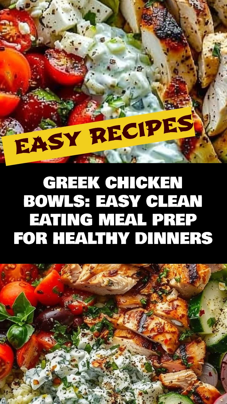 Greek Chicken Bowls