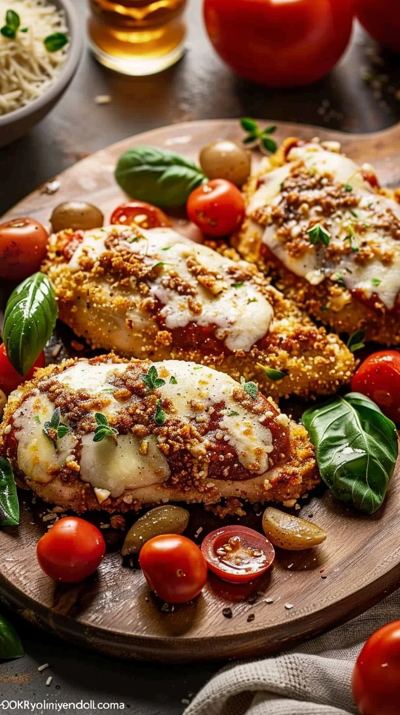 Healthy Chicken Parmesan with Vegetables