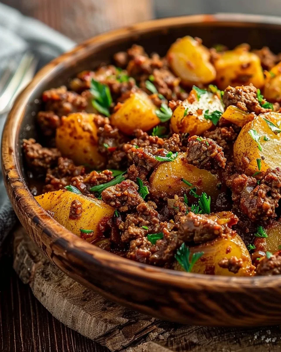 Hearty Ground Beef and Potatoes