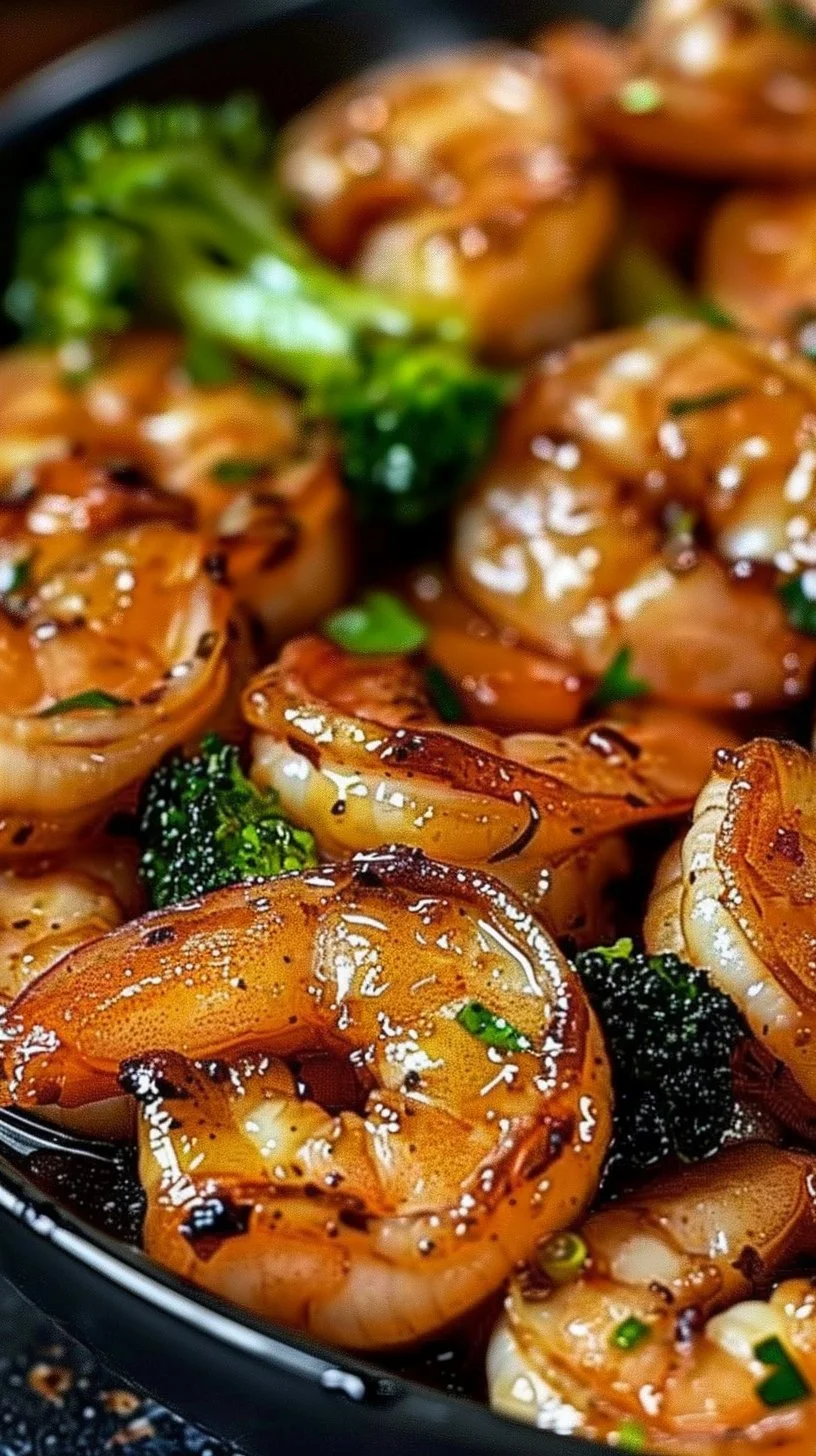 High-Protein Honey Garlic Shrimp
