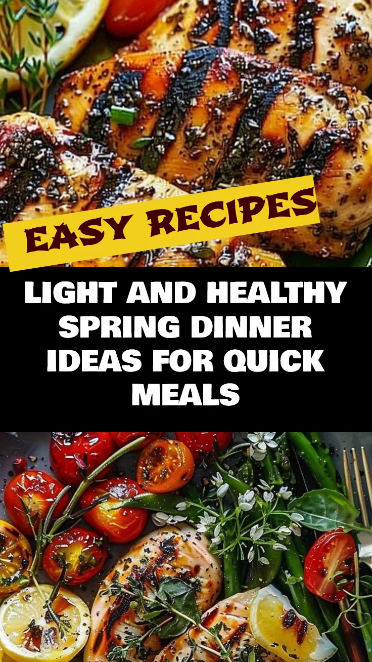 Light and Healthy Spring Dinner Ideas - Far From The Farm