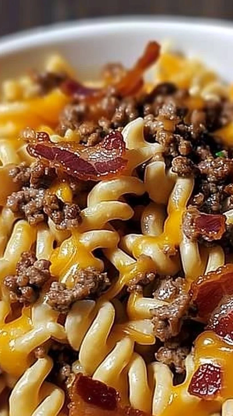Loaded Bacon Cheeseburger Pasta You'll Crave Again and Again