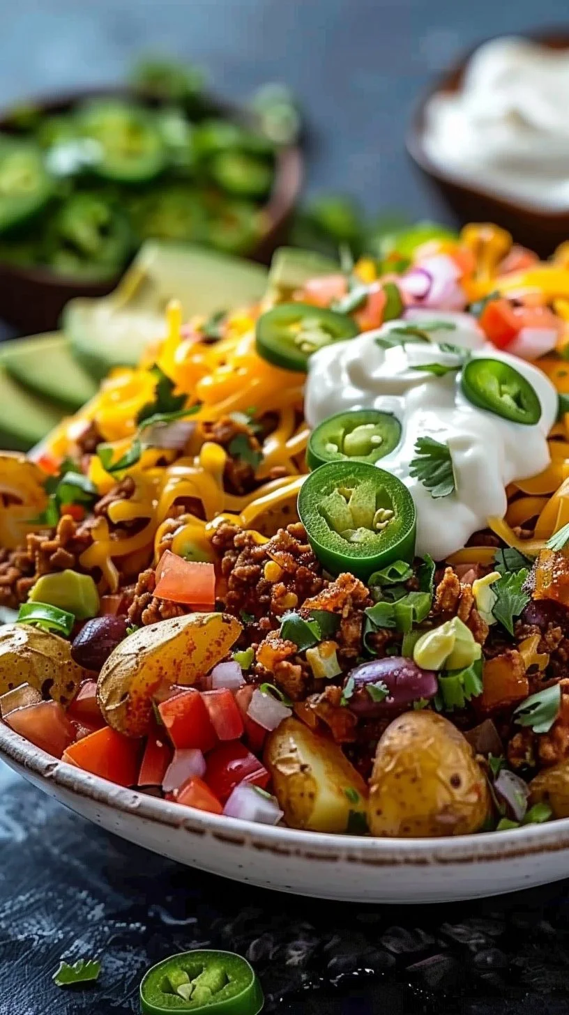 Loaded Potato Taco Bowl