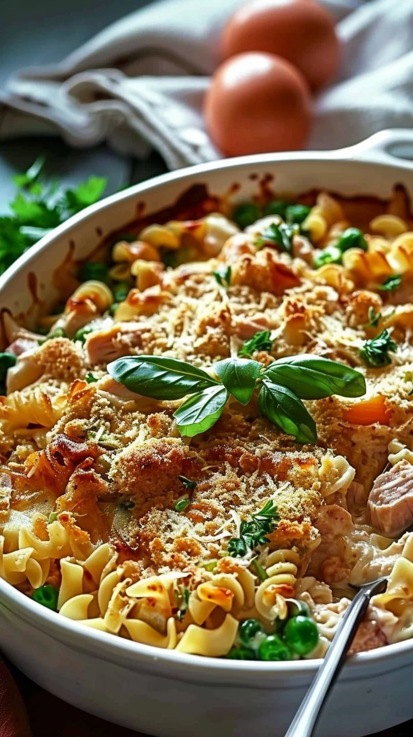 No-Soup Tuna Noodle Casserole