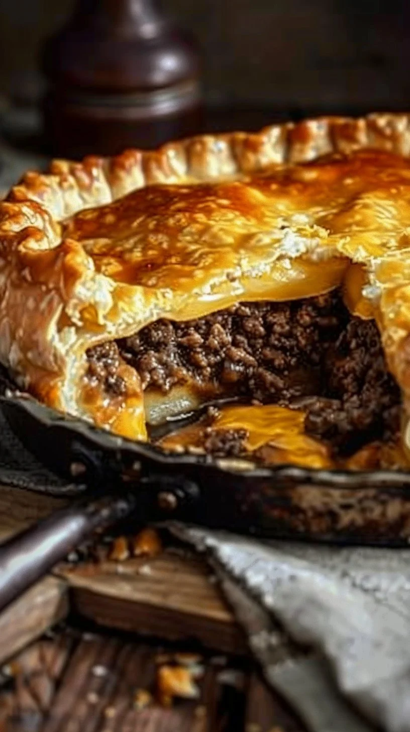 One-Pan Cheeseburger Pie Dinner
