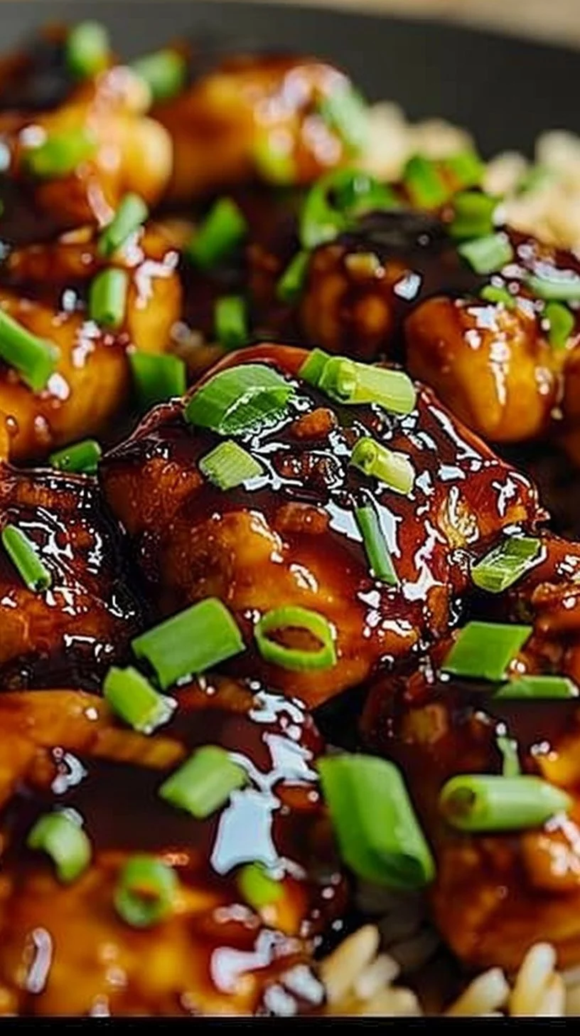 One-Pan Honey BBQ Chicken and Rice