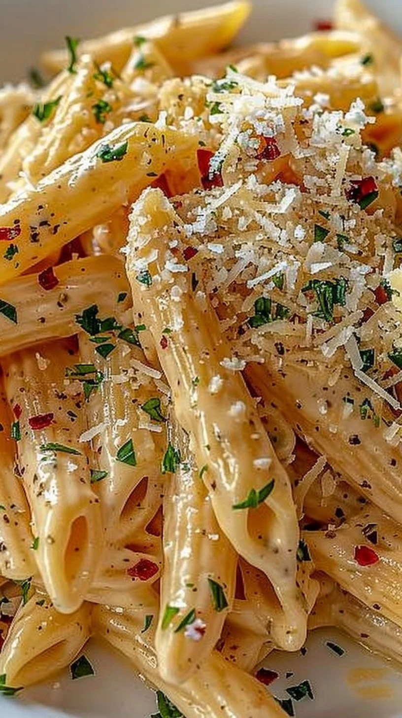 One Pot Creamy Garlic Pasta