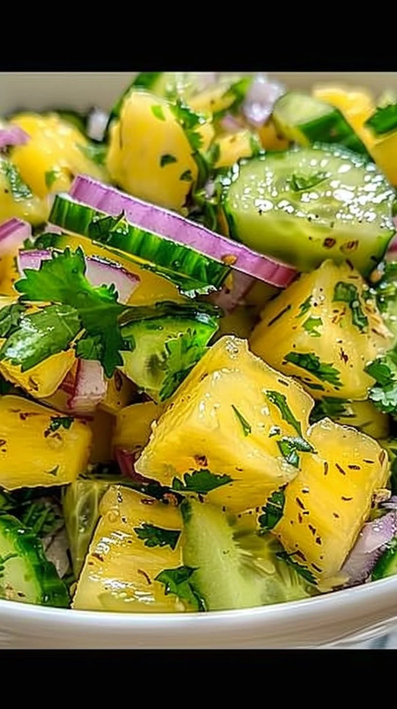 Pineapple Cucumber Salad
