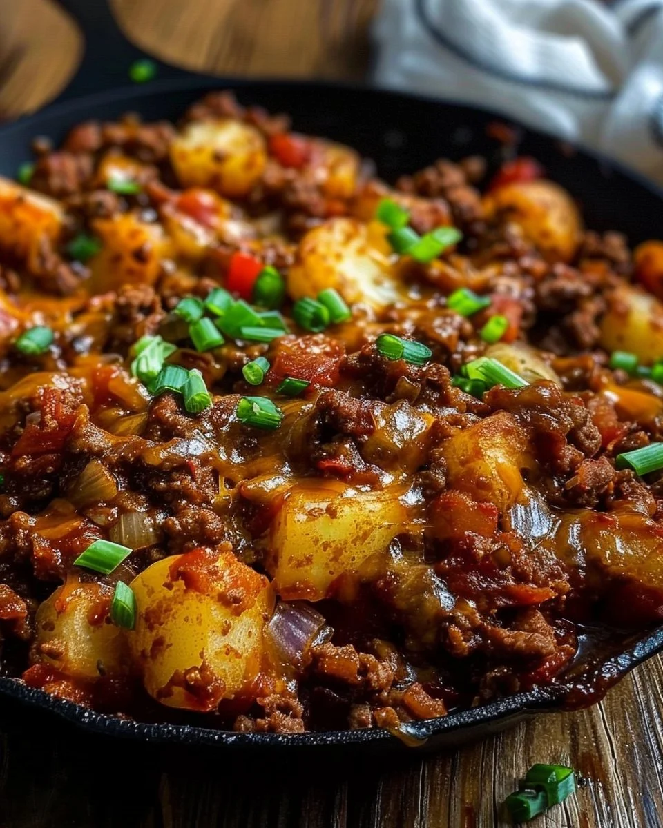 Sloppy Joe Potato Skillet
