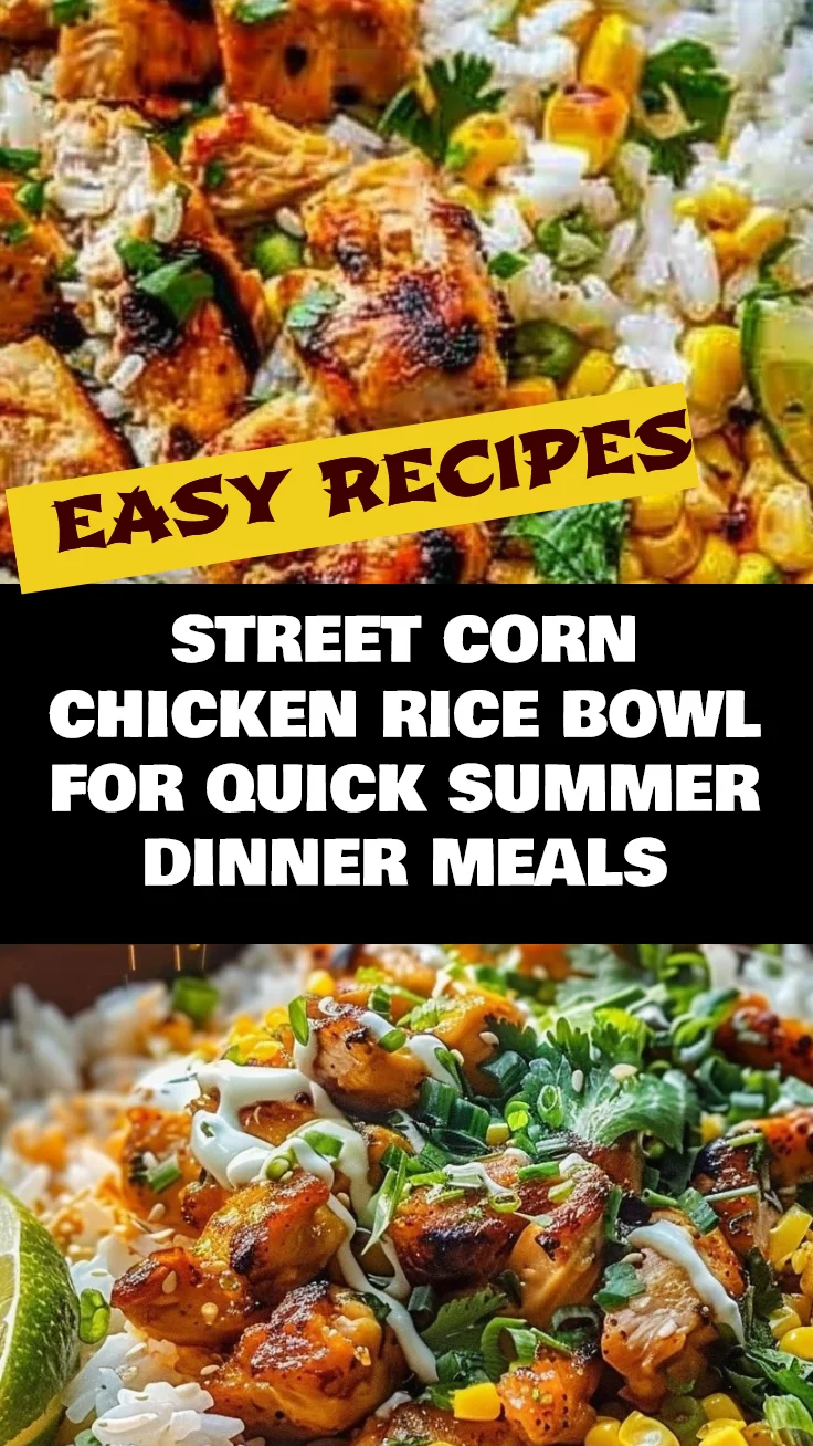 Street Corn Chicken Rice Bowl