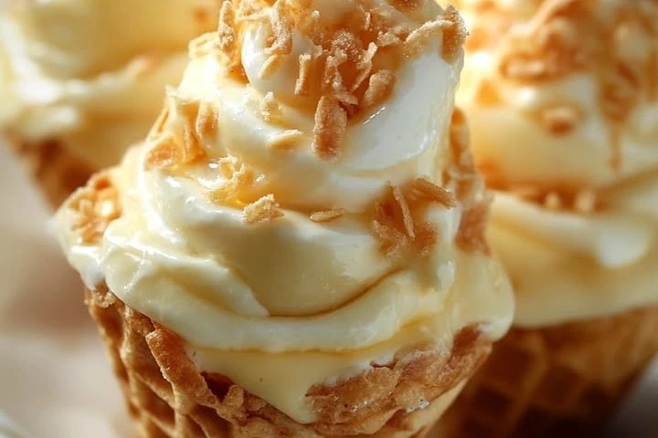 Banana Pudding Cheesecake Cones: A Fun Twist on a Classic