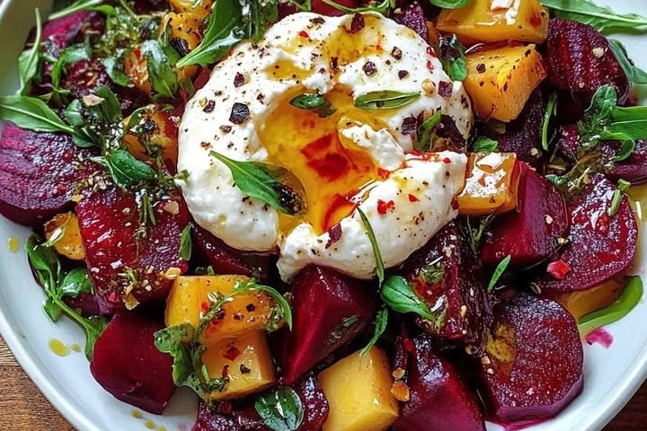 Beet & Burrata Salad: A Fresh, Flavorful Delight!