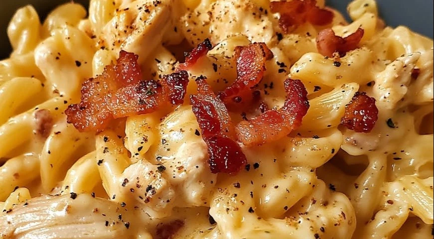 Cheesy Chicken Bacon Pasta