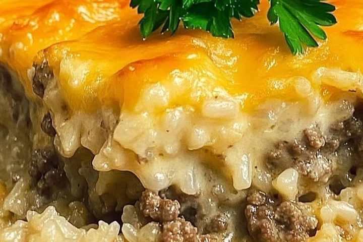 Cheesy Ground Beef & Rice Casserole: A Comfort Food Classic